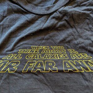Star Wars style text tee
